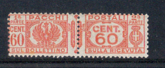 1927 - LOTTO/REGPP29N - REGNO - 60c. PACCHI POSTALI NUOVO