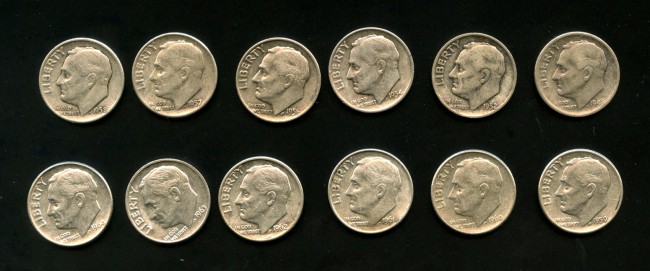 1948/1964 - STATI UNITI - ROOSEVELT DIME - LOTTO/M39841