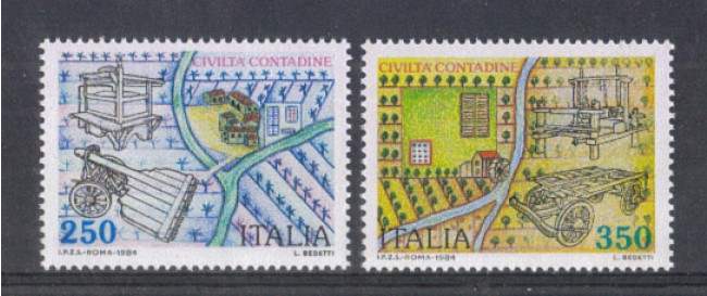1984 - LOTTO/6817 - REPUBBLICA - CIVILTA' CONTADINE