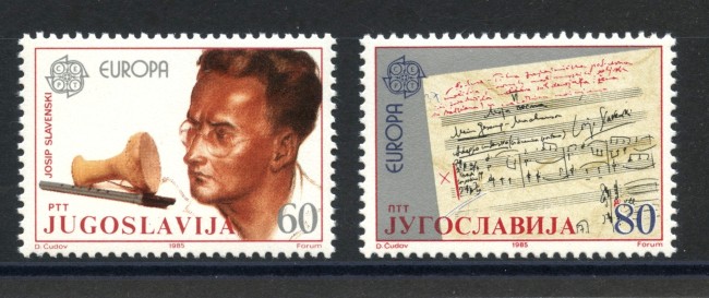 1985 - JUGOSLAVIA - LOTTO/38336 - EUROPA 2v. - NUOVI