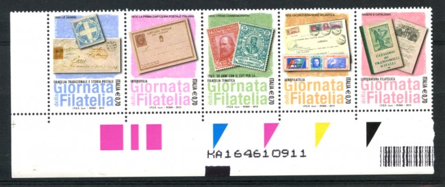 2013 - LOTTO/19136CB - REPUBBLICA - G.FILATELIA CODICE A BARRE - NUOVI
