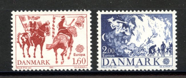 1981 - DANIMARCA - LOTTO/41459 - EUROPA 2v. - NUOVI