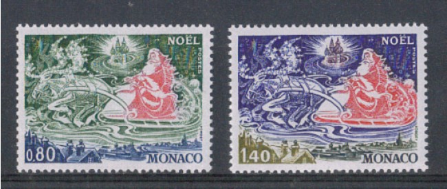 1977 - LOTTO/5036 - MONACO - NATALE 2v.