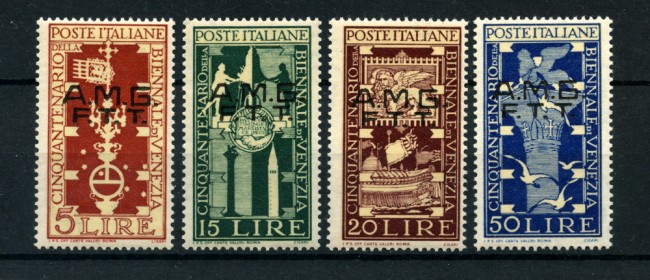 1949 - LOTTO/21990 - TRIESTE A - BIENNALE DI VENEZIA 4v. - NUOVI