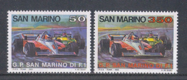 1983 - LOTTO/8037 - SAN MARINO - GRAN PREMIO 2v. - NUOVI
