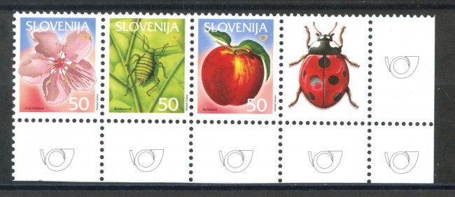 2005 - SLOVENIA - FRUTTA PESCA 3v. - NUOVO - LOTTO/34274
