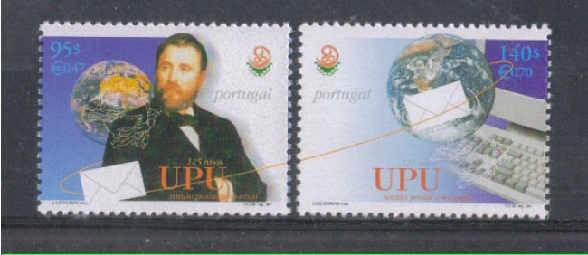 1999 - LOTTO/POR2344 - PORTOGALLO - 125° U.P.U.