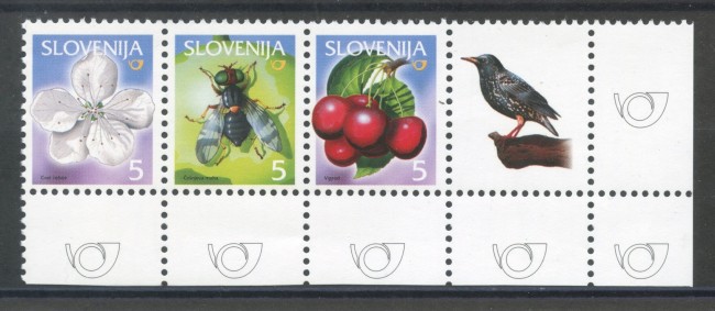 2005 - SLOVENIA - FRUTTA CILIEGIA 3v. - NUOVO - LOTTO/34273