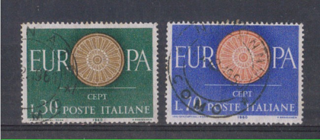1960 - LOTTO/6362U - REPUBBLICA - EUROPA 2v. USATI