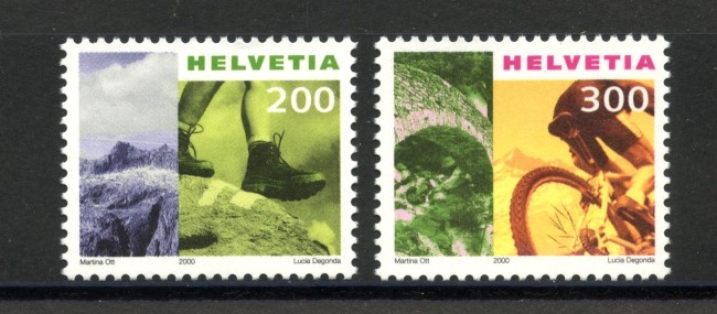 2000 - SVIZZERA - IMMAGINI DELLA SVIZZERA 2v. - NUOVI - LOTTO/37344