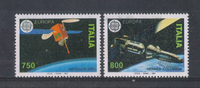 1991 - LOTTO/6962 - REPUBBLICA - EUROPA SPAZIALE