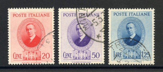 1938 - REGNO - GUGLIELMO MARCONI 3v. - USATI