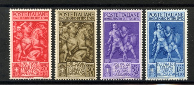 1941 - REGNO - LOTTO/38052 - TITO LIVIO 4v. - NUOVI