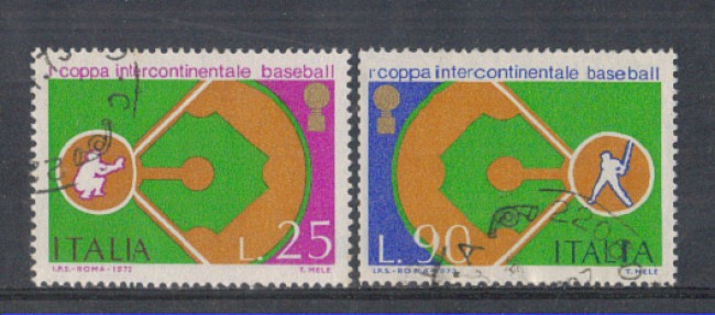 1973 - LOTTO/6581U - REPUBBLICA - BASEBALL USATI