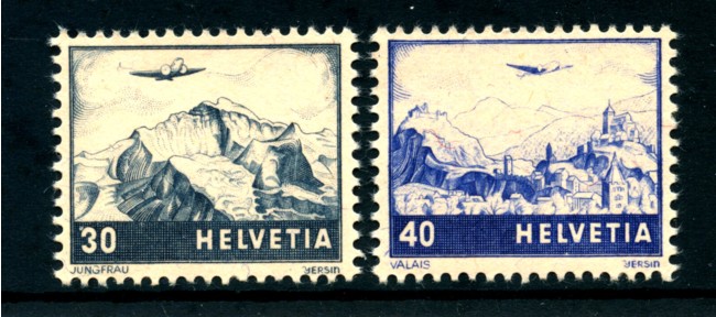 1948 - LOTTO/23767 - SVIZZERA - POSTA AEREA 2v. NUOVI
