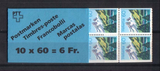1993 - L/1418  -SVIZZERA - LIBRETTO PAESAGGI ALPINI - NUOVO