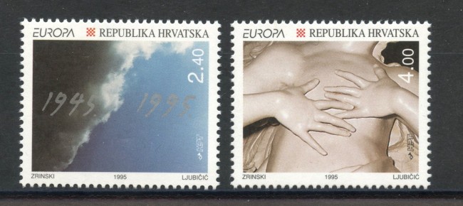 1995 - CROAZIA - LOTTO/41148 - EUROPA 2v. - NUOVI
