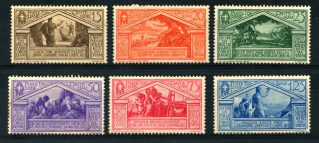 1930 - LOTTO/16517 - REGNO - VIRGILIO 6V. CON LINGUELLA