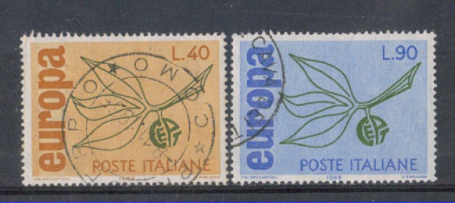 1965 - LOTTO/6441U - REPUBBLICA - EUROPA 2v. USATI