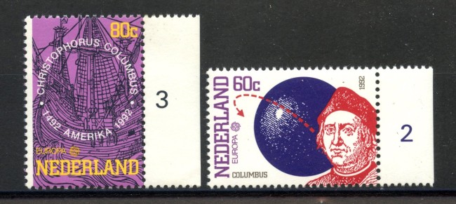1992 - OLANDA - LOTTO/41105 - EUROPA 2v. - NUOVI
