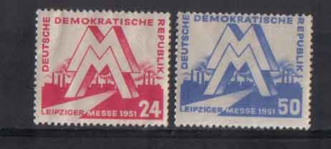 1951 - LOTTO/3690 - GERMANIA ORIENTALE - FIERA DI LIPSIA