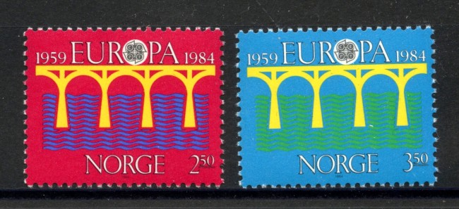 1984 - LOTTO/41281 - NORVEGIA - EUROPA 2v. - NUOVI