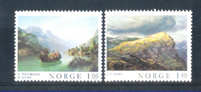 1974 - LOTTO/NORV638CPN - NORVEGIA - QUADRI 2v.- NUOVI