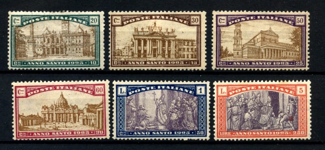 1924 - REGNO - ANNO SANTO 6v. - TL - LOTTO/36720