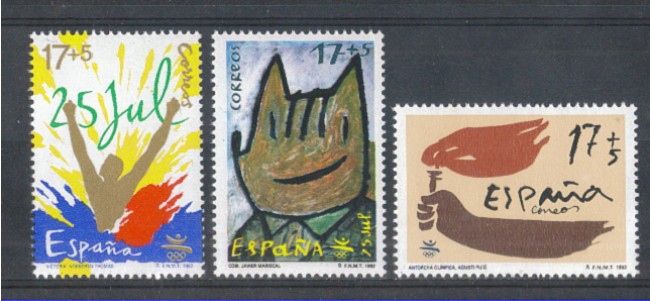 1992 - LOTTO/3087 - SPAGNA - OLIMPIADI DI BARCELLONA