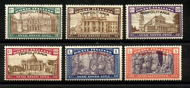 1925 - TRIPOLITANIA - LOTTO/40699 - ANNO SANTO 6v. - NUOVI