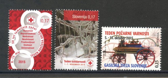 2015 - SLOVENIA - BENEFICENZA 3v. - NUOVO - LOTTO/34636