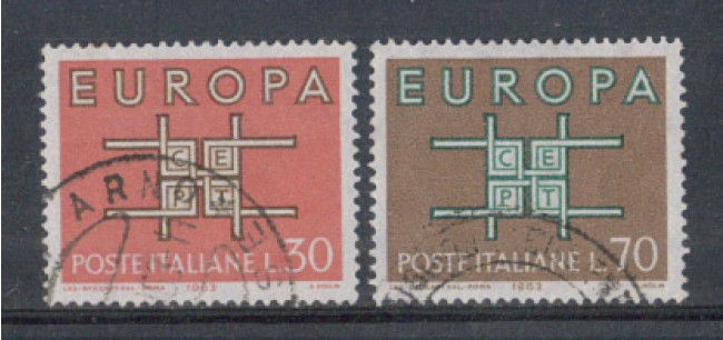 1963 - LOTTO/6418U - REPUBBLICA - EUROPA 2v. USATI