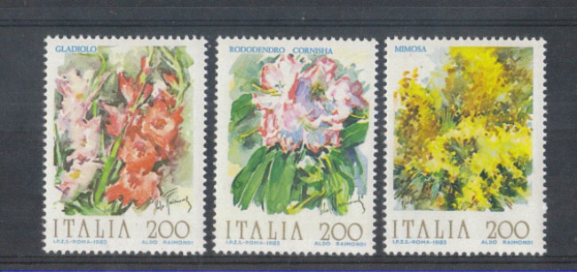 1983 - LOTTO/6788 - REPUBBLICA -  FIORI 3° SERIE