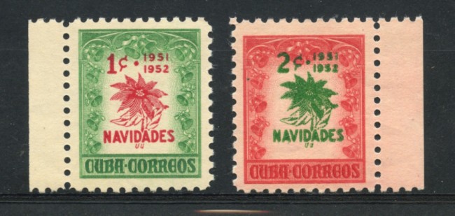 1952 - LOTTO/19568 - CUBA - NATALE 2v. - NUOVI