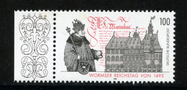 1995 - LOTTO/19111 - GERMANIA - DIETA DI WORMS - NUOVO