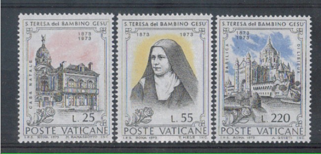 1973 - LOTTO/5944 - VATICANO - SANTA TERESA