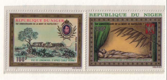 1971 - LBF/2630 - NIGER - ANNIVERSARIO DI NAPOLEONE 2v.