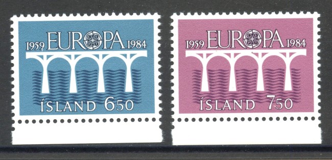 1984 - LOTTO/41282 - ISLANDA - EUROPA 2v. - NUOVI