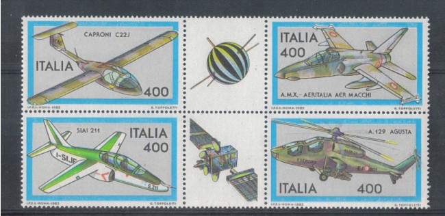1983 - LOTTO/6786 - AEREI ITALIANI 3° SERIE