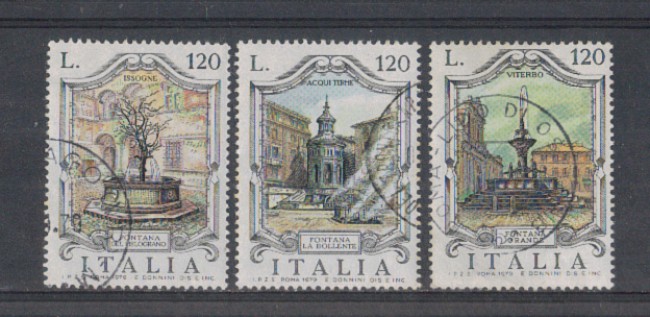 1979 - LOTTO/6709U - REPUBBLICA - FONTANE 7° SERIE - USATI