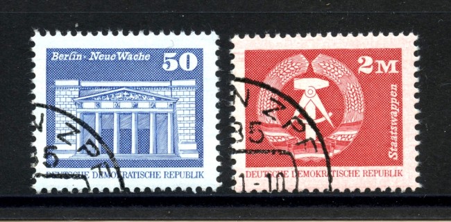 1980 - GERMANIA DDR - EDIFICI IMPORTANTI 2v.- USATI - LOTTO/36564