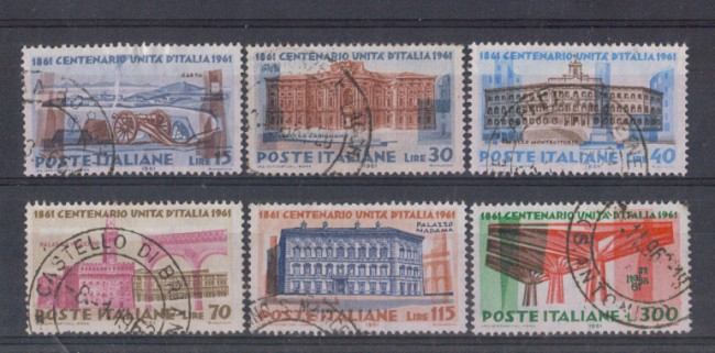 1961 - LOTTO/6389U - REPUBBLICA - UNITA' D'ITALIA USATI