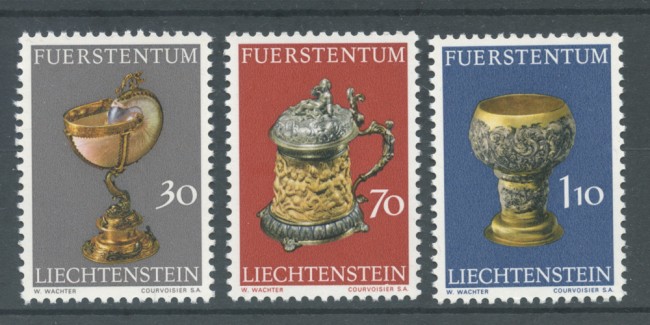 1973 - LOTTO/23483 - LIECHTENSTEIN  - TESORI D'ARTE 3v. -  NUOVI