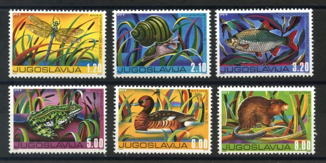 1976 - JUGOSLAVIA - ANIMALI 6v. - NUOVI - LOTTO/35641