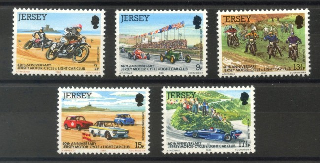 1980 - JERSEY - LOTTO/40880 - MOTOCLUB 5v. - NUOVi