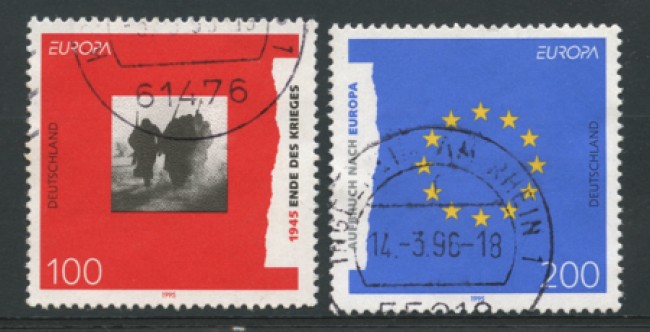 1995 - LOTTO/12506 - GERMANIA - EUROPA 2v. - USATI