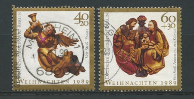 1989 - LOTTO/12626 - BERLINO - NATALE 2v. - USATI