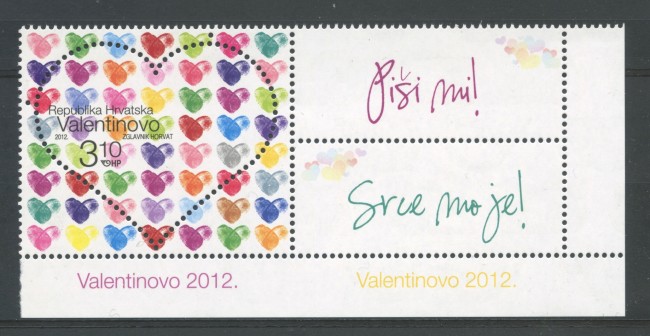 2012 - CROAZIA - SAN VALENTINO - NUOVO - LOTTO/33156