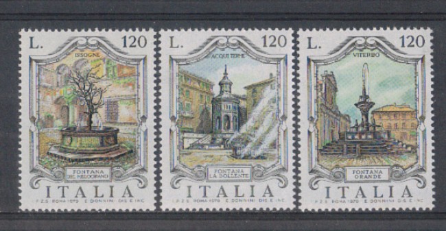 1979 - LOTTO/6709 - REPUBBLICA - FONTANE 7° SERIE