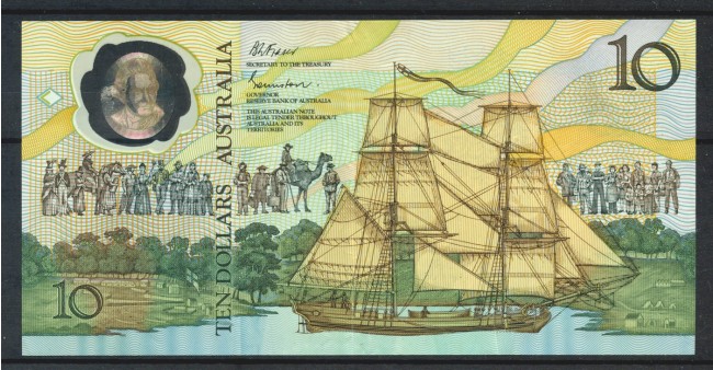1988 - AUSTRALIA - LOTTO/38487 - 10 DOLLARI - SERIE AB
